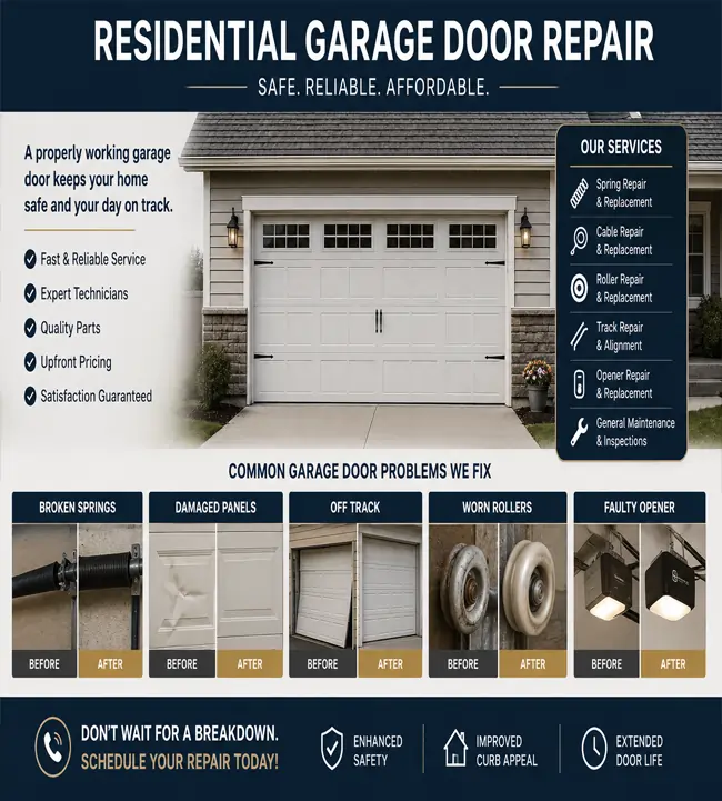 residential garage door
