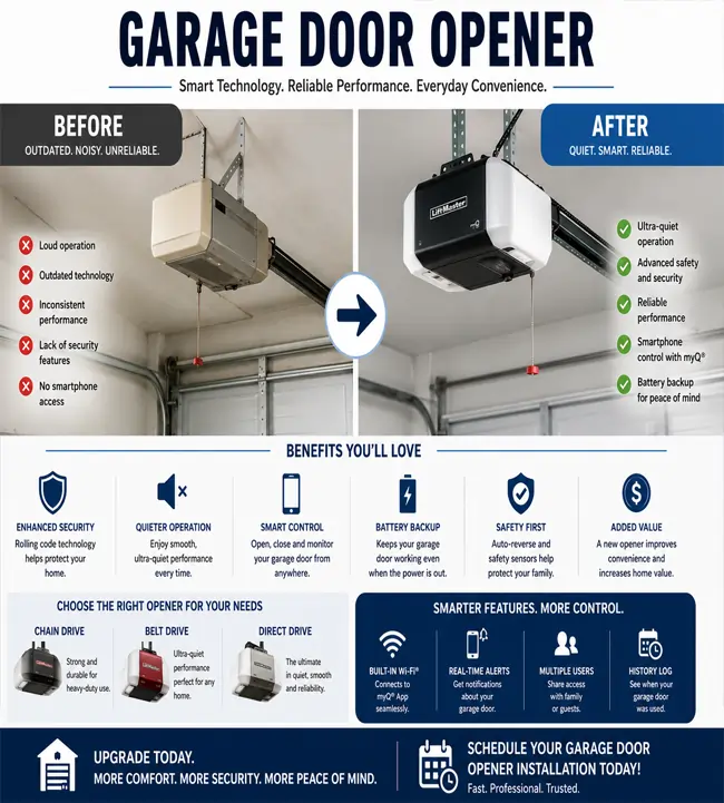 Garage door opener replacement