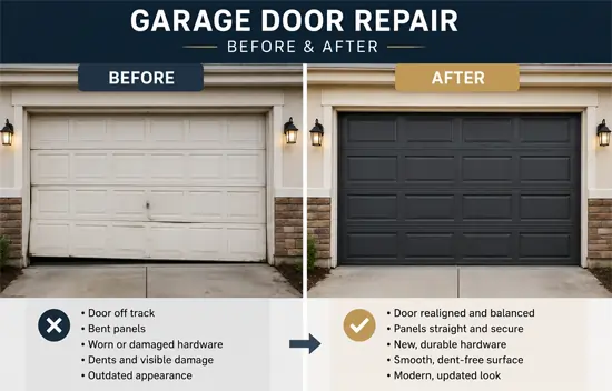 Emergency garage door repair