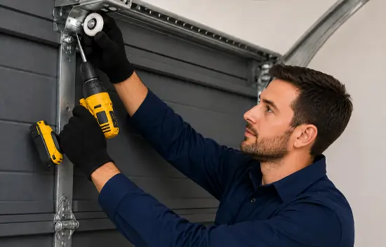 Garage door roller repair