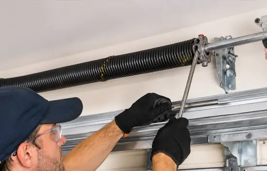 Garage door spring replacement